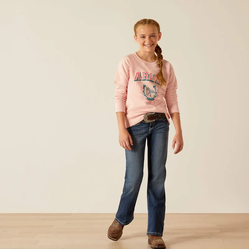Ariat Girl's College Sweatshirt