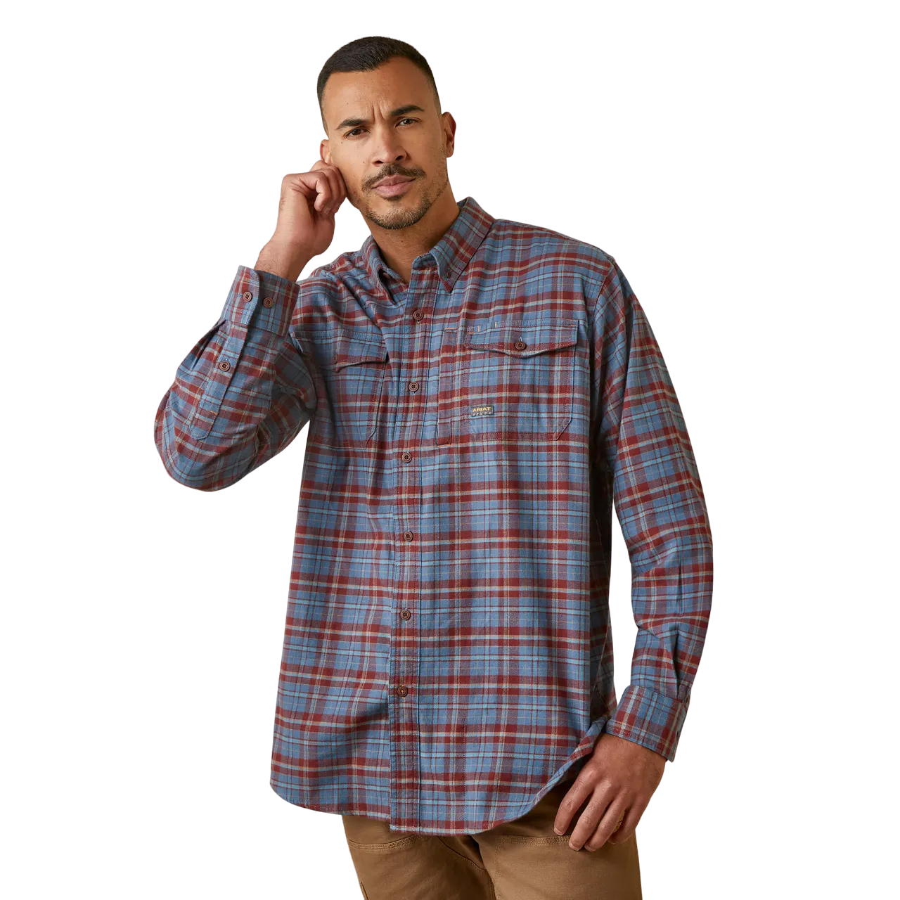 Ariat Men's Rebar Flannel Dura Stretch Work Shirt