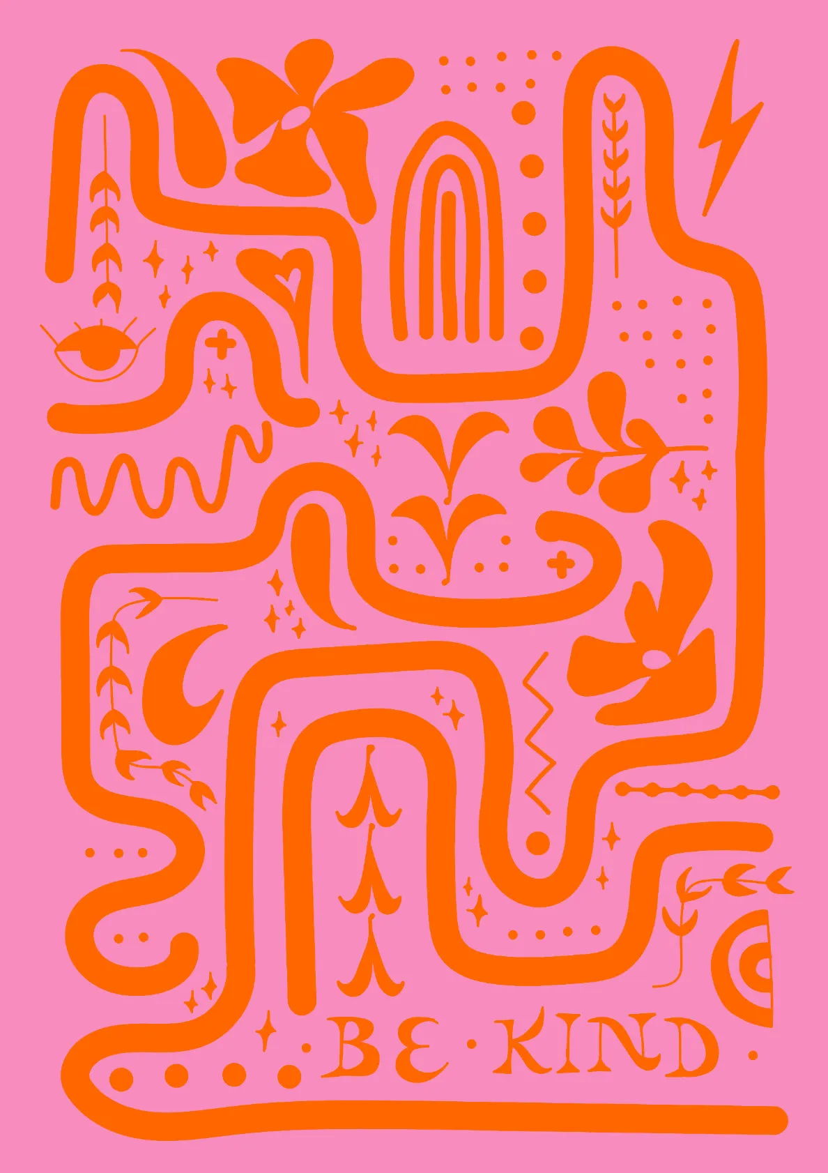 BE KIND pink