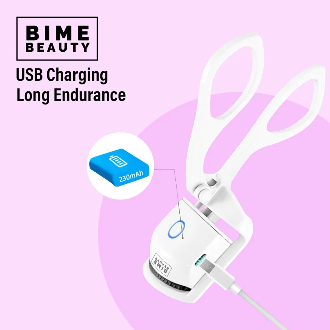 Best Sellers Bundle- Electric Eyelash Curler and Self Cleaning Hair Brush by BimeBeauty
