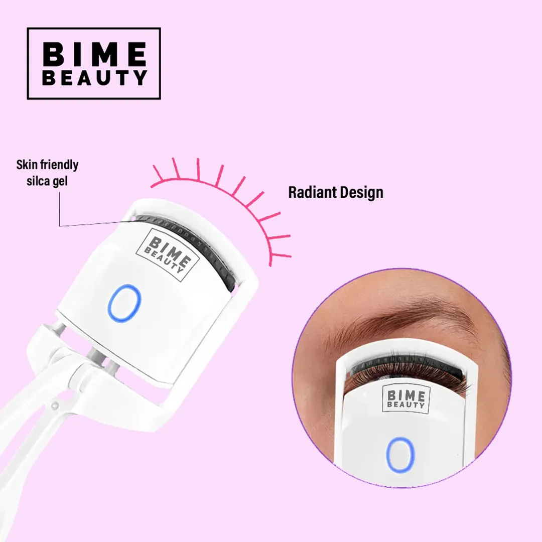 Best Sellers Bundle- Electric Eyelash Curler and Self Cleaning Hair Brush by BimeBeauty