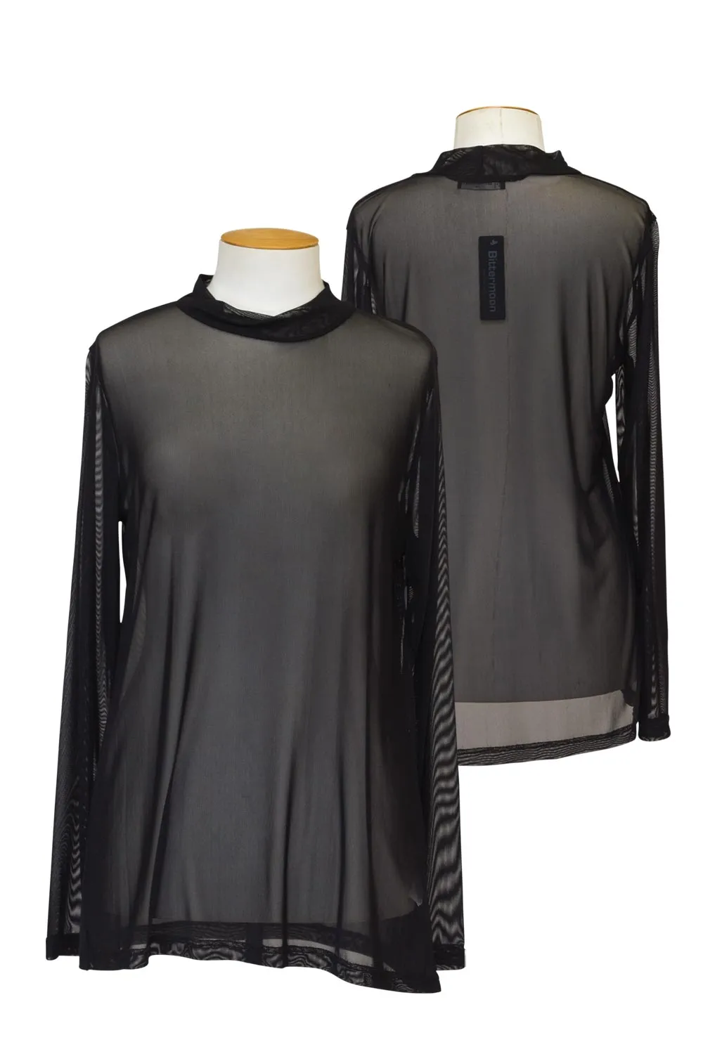 Bittermoon - T5021 Mesh Turtle Neck
