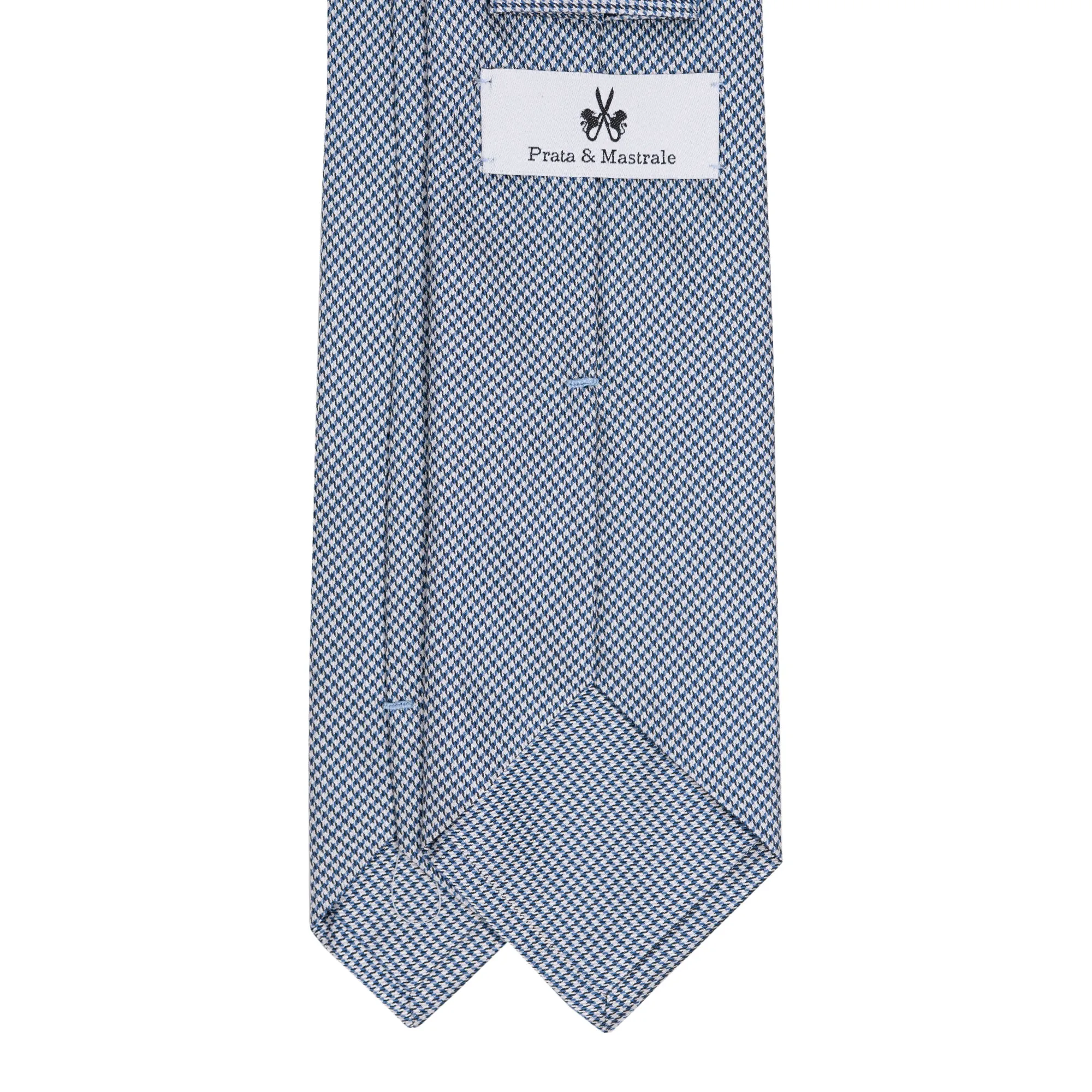 Cravatta in Seta -  LIGHT BLUE DRAWINGS SAVILE ROW