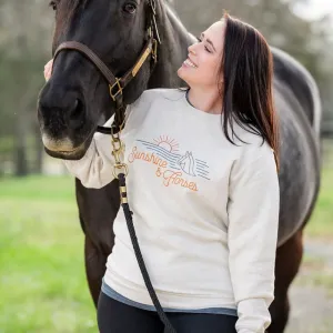 Dapplebay Sunshine & Horses Sweatshirt Dapplebay Sunshine & Horses Sweatshirt