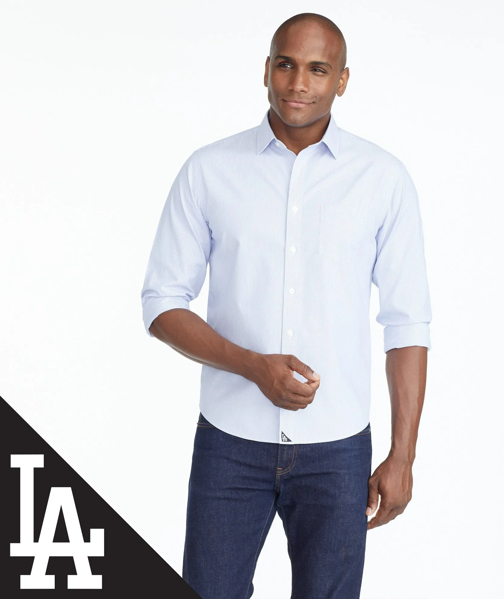 Dodgers Signature Series Button-Down