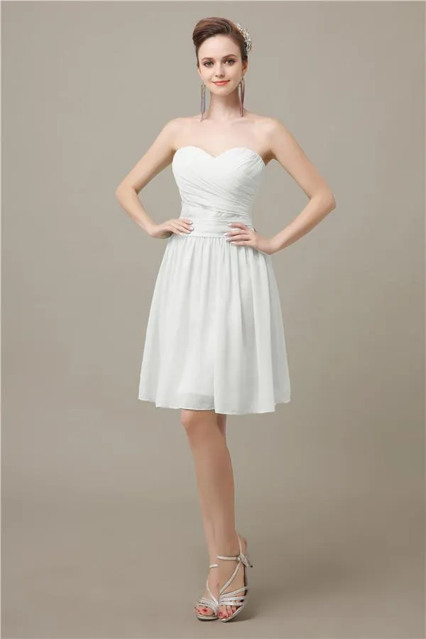 Elegant SweetHeart A-line Knee-Length Bridesmaid Dresses