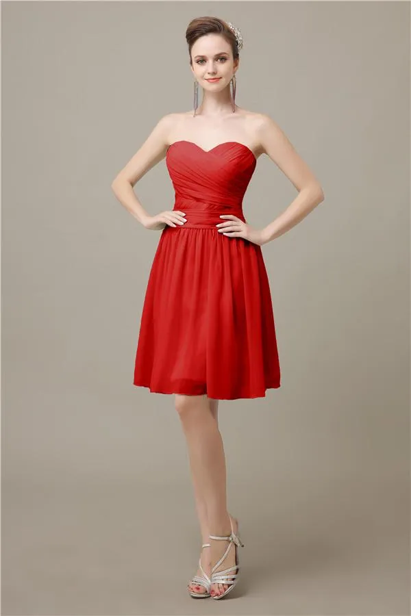 Elegant SweetHeart A-line Knee-Length Bridesmaid Dresses
