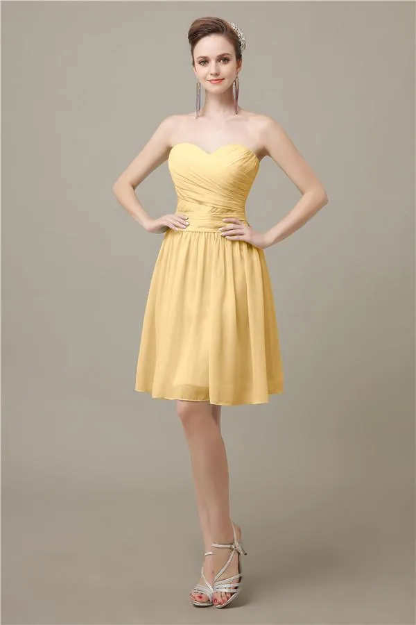Elegant SweetHeart A-line Knee-Length Bridesmaid Dresses