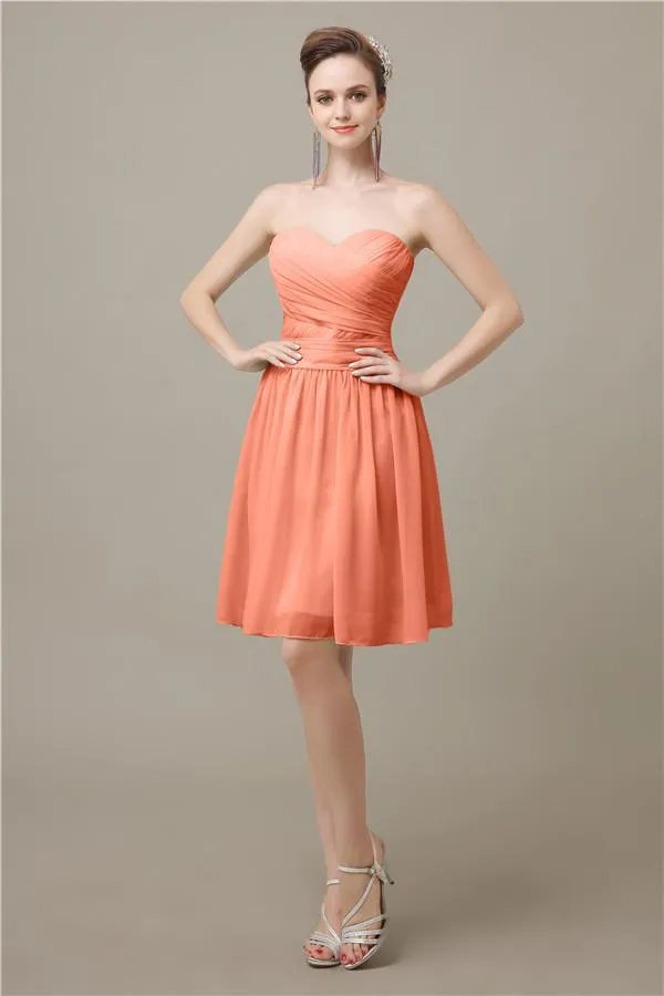 Elegant SweetHeart A-line Knee-Length Bridesmaid Dresses