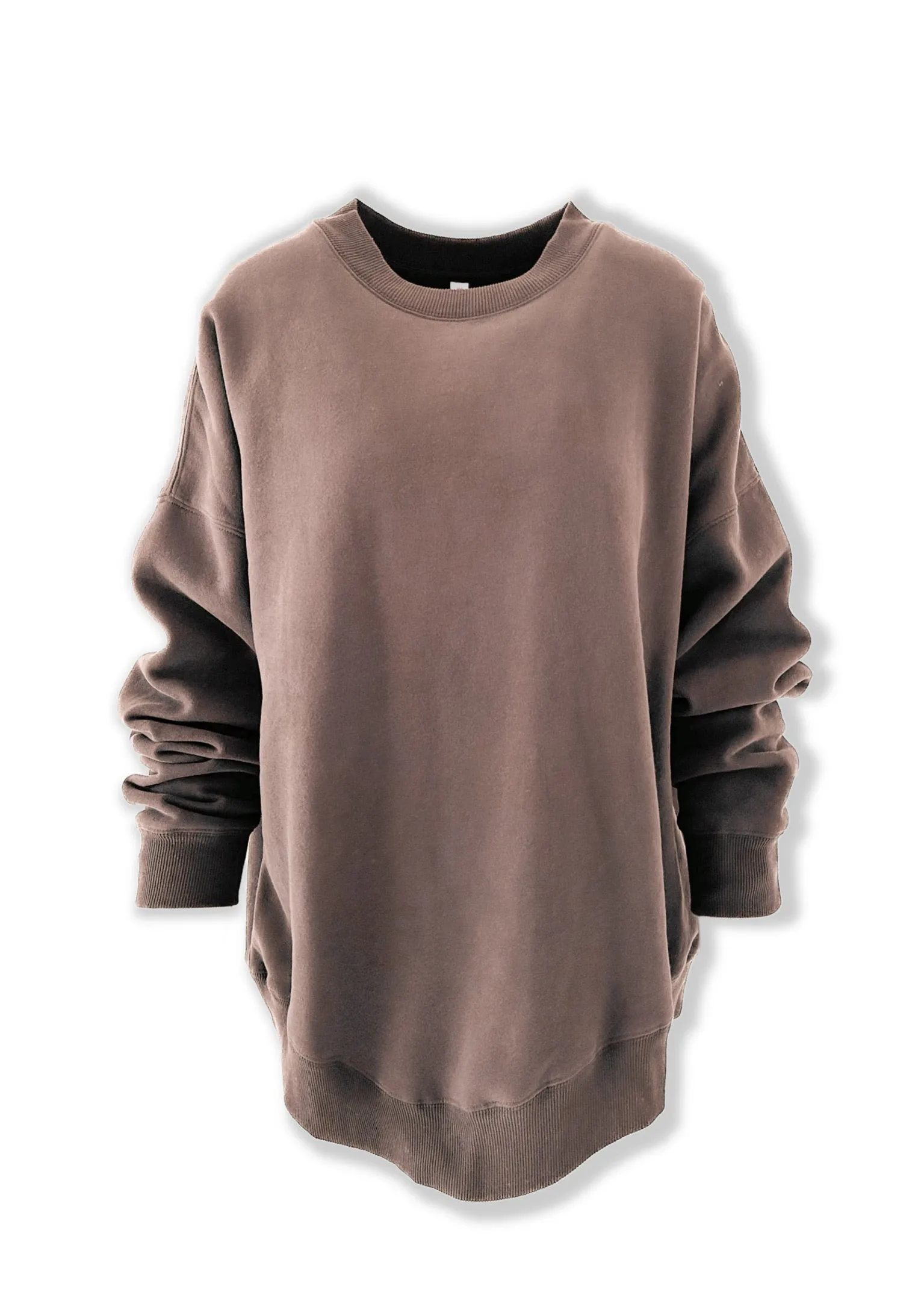 FEEL GOOD SIDE SLIT SWEATSHIRT