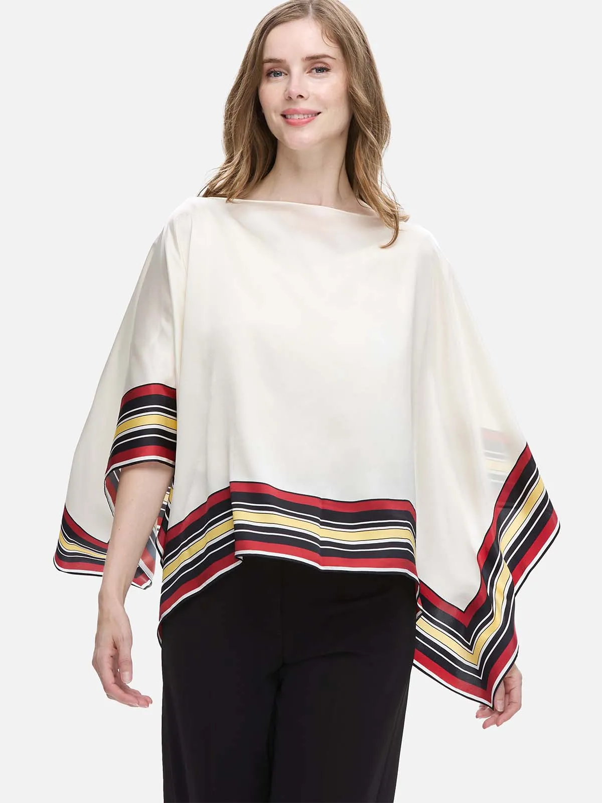 Ivory Silk Duo Wrap