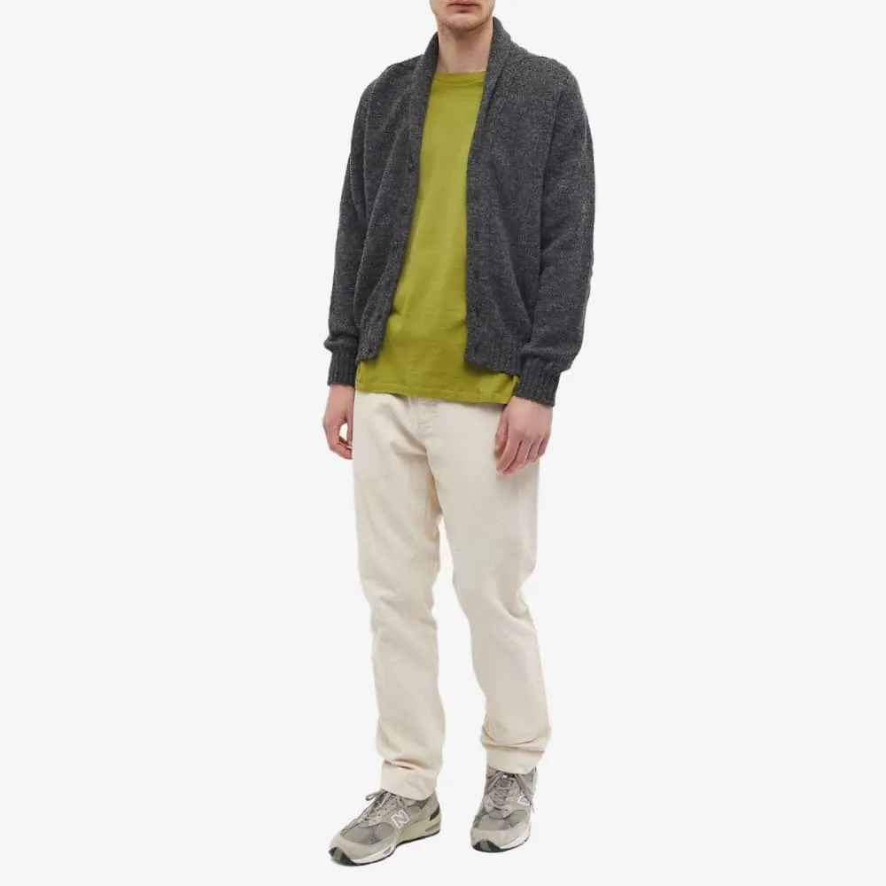 Jamiesons of Shetland Shawl Collar Cardigan with Elbow Patch