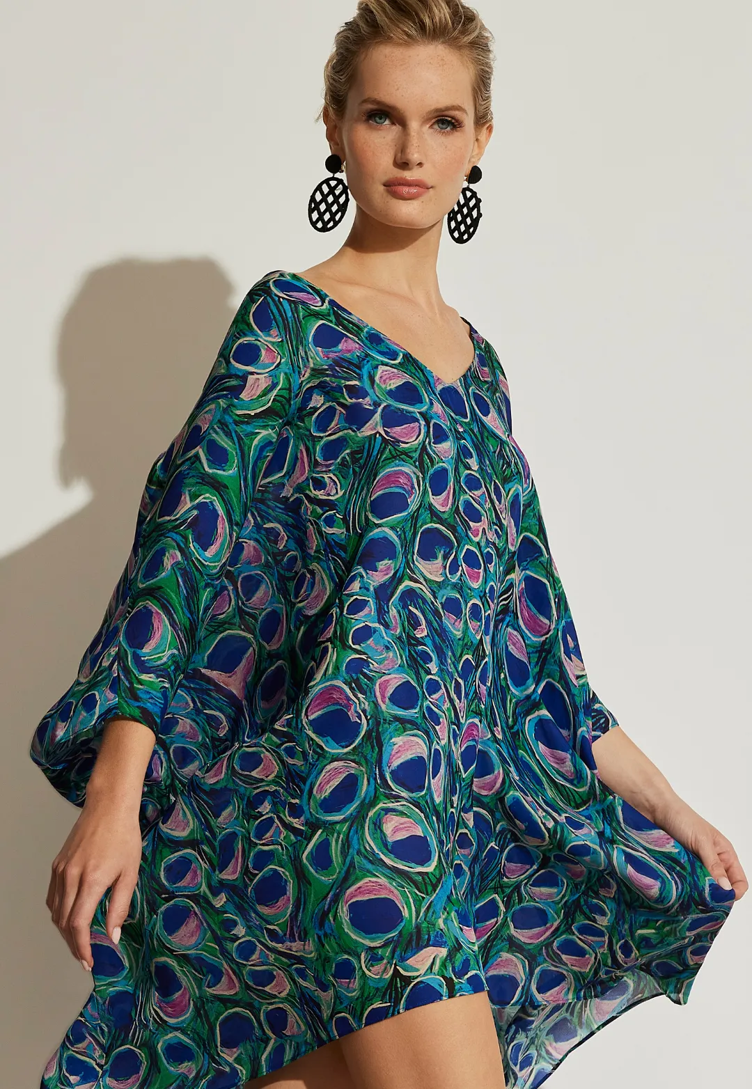 Kiki Silk Kaftan in Jaipur
