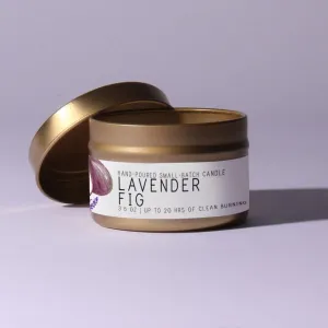 Lavender Fig Travel Tin Just Bee Candle
