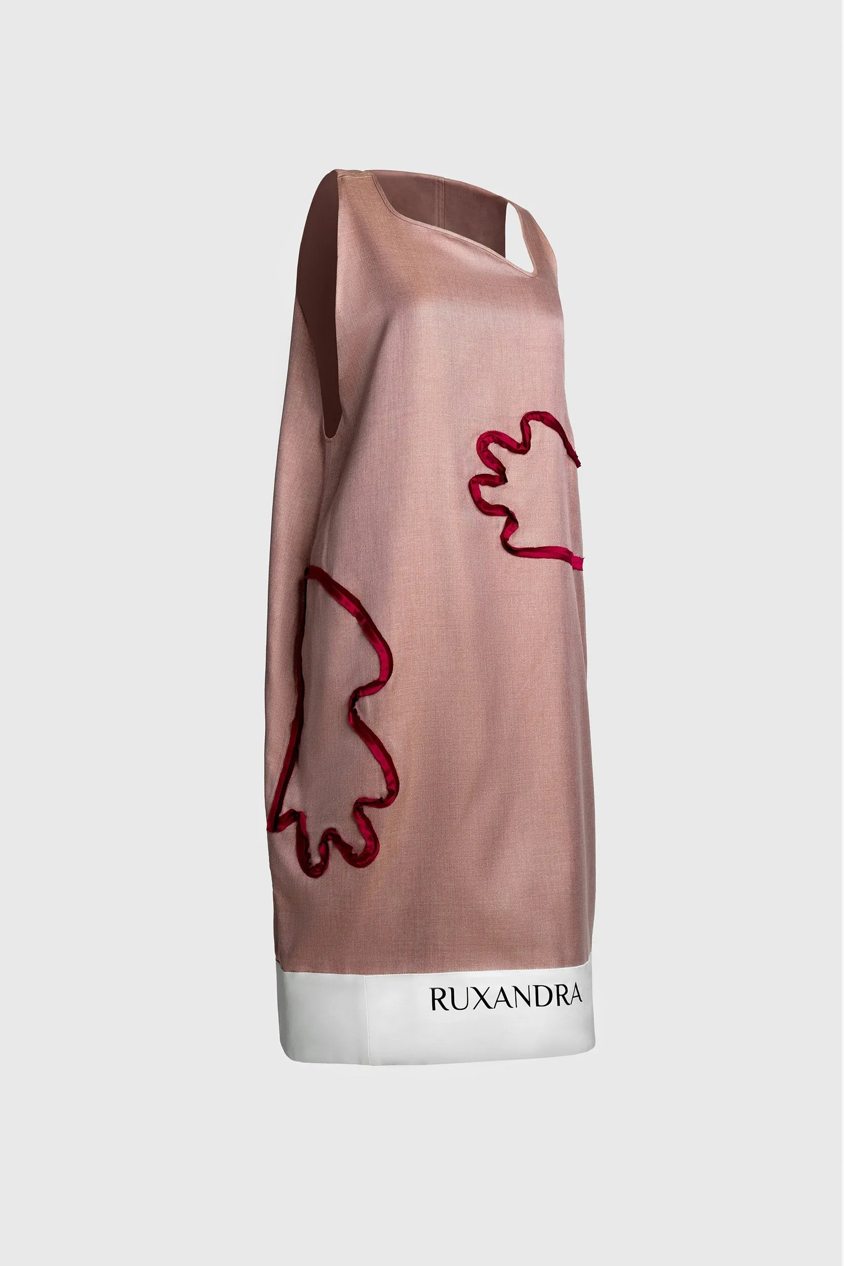Light Cinnamon Silk Hoodie Dress
