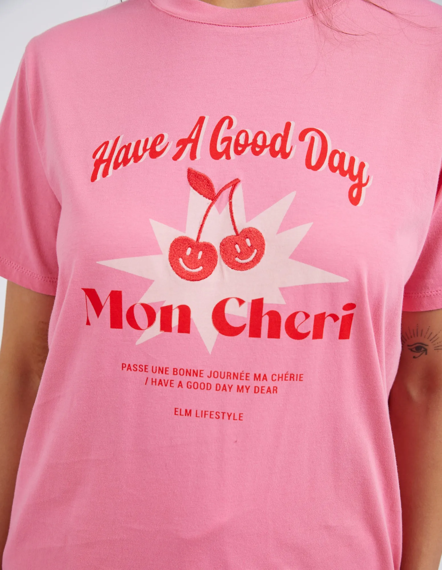 Mon Cheri Tee Pink Lemonade
