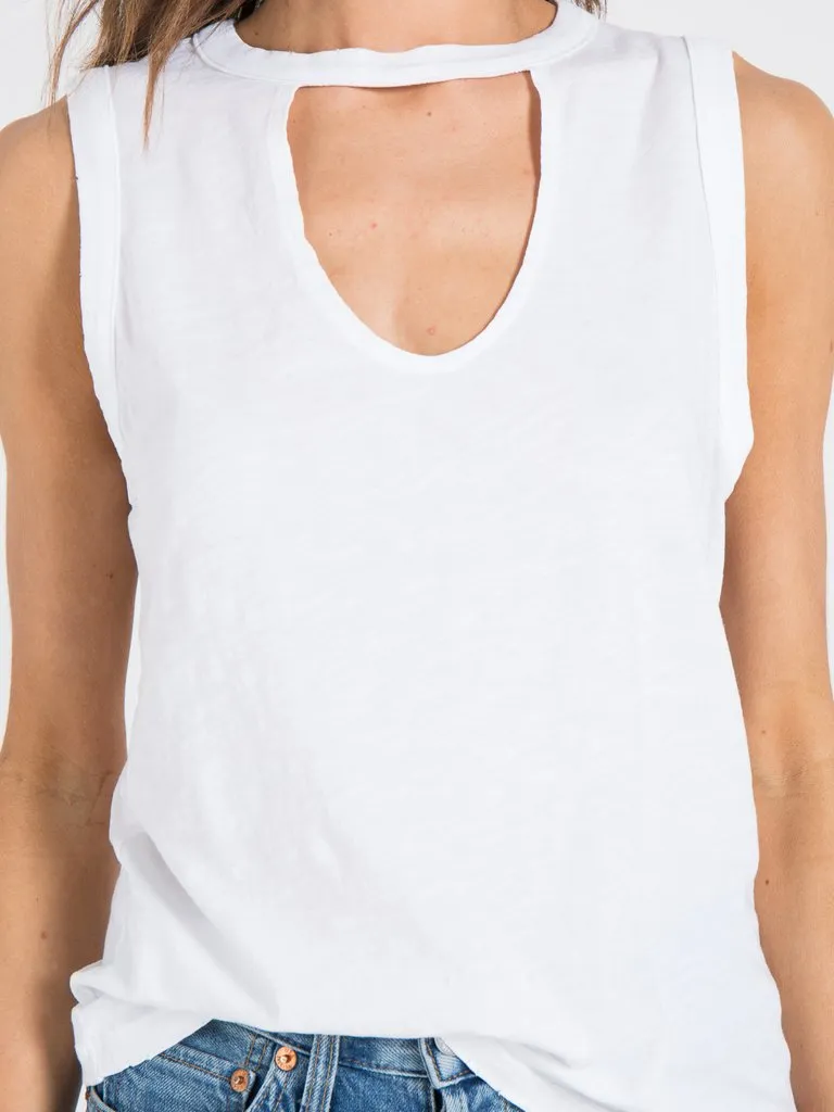 Philantrhopy - Olive Tank White