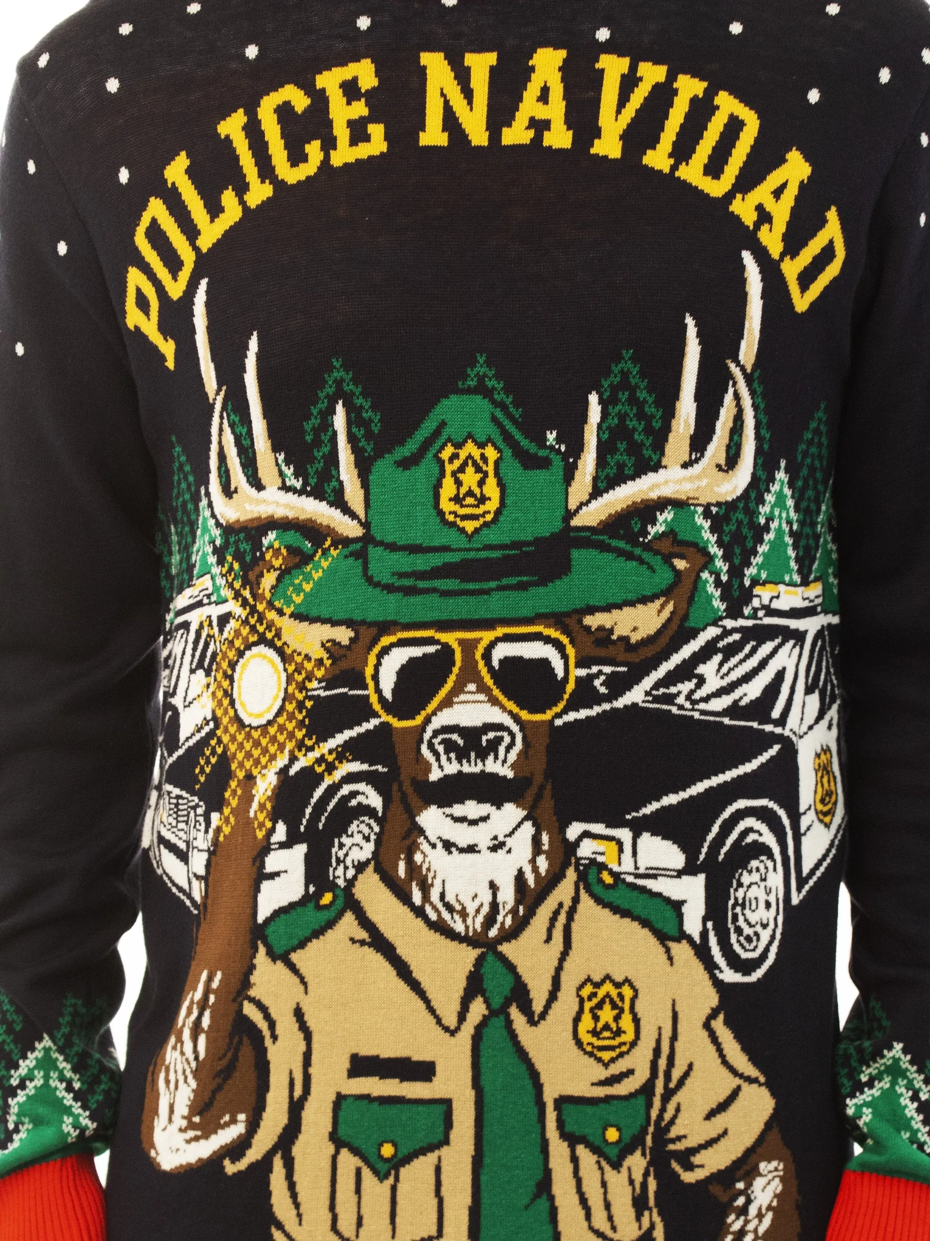 Police Navidad | Ugly Christmas Sweater For Men & Women | Unisex Sizing