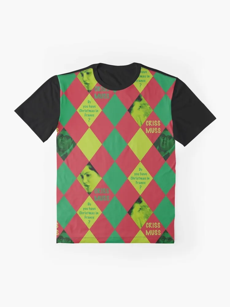 "CRISS-MUSS" 80s Christmas Graphic T-Shirt