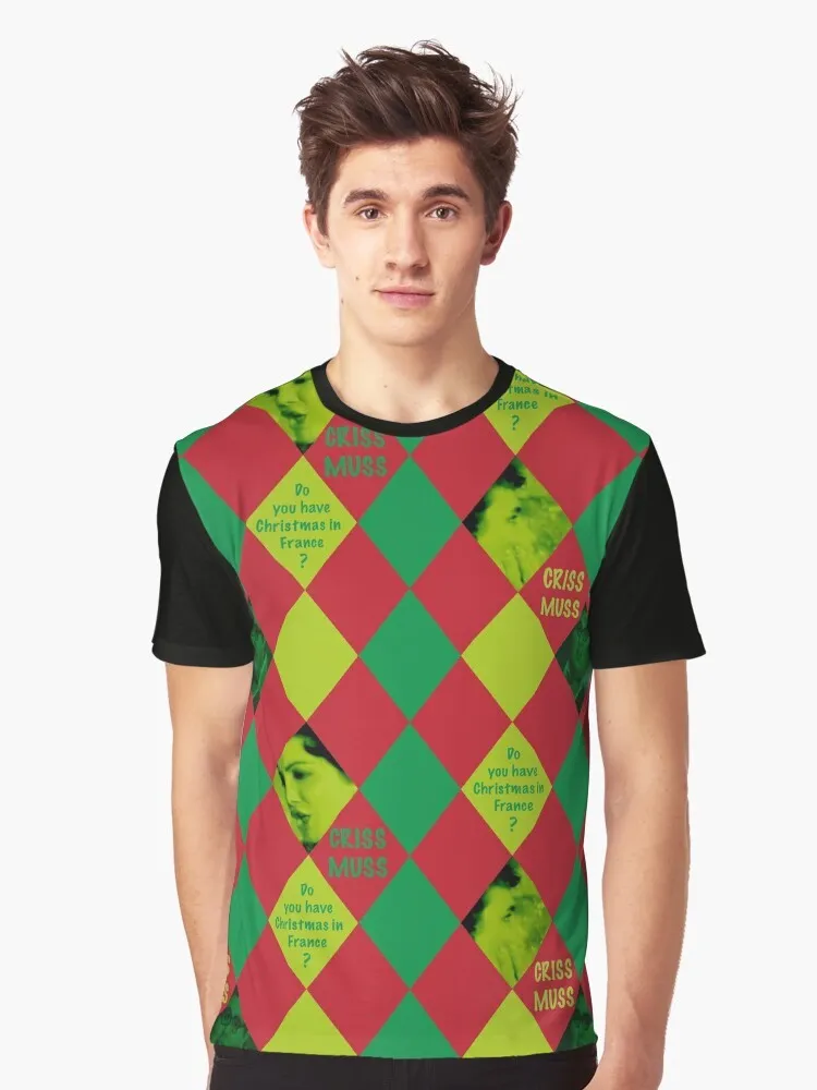 "CRISS-MUSS" 80s Christmas Graphic T-Shirt