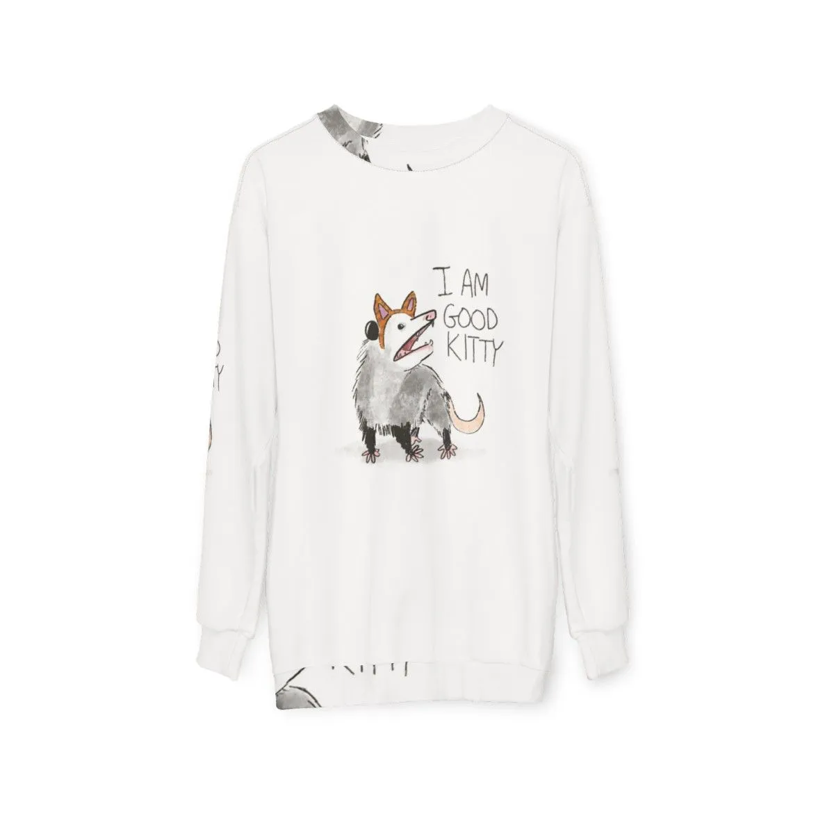 "Good Kitty" Cat Design Sweatshirt