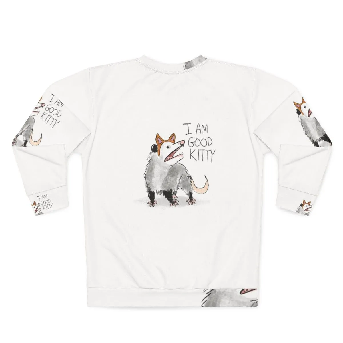 "Good Kitty" Cat Design Sweatshirt