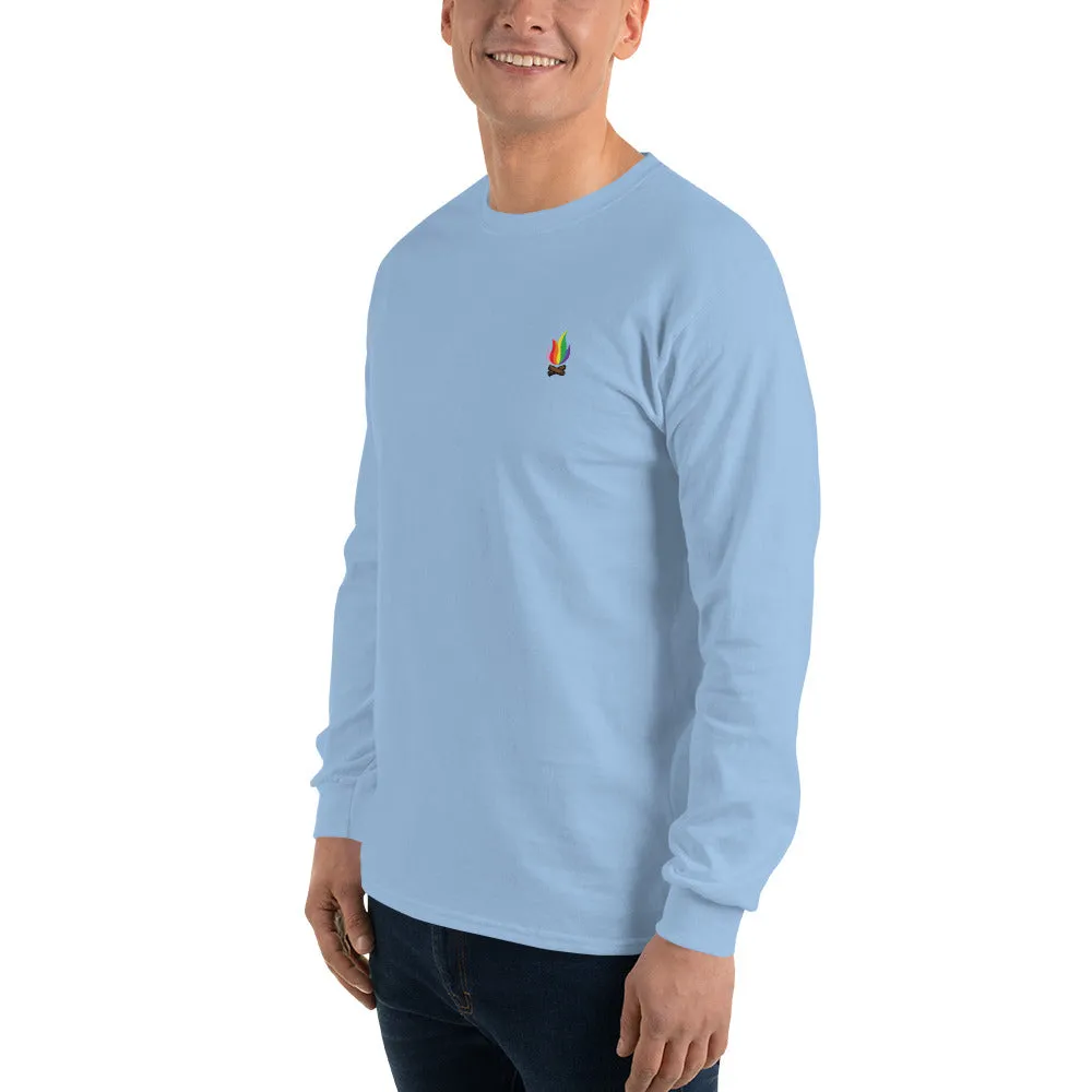 Rainbow Flame Long Sleeve Shirt