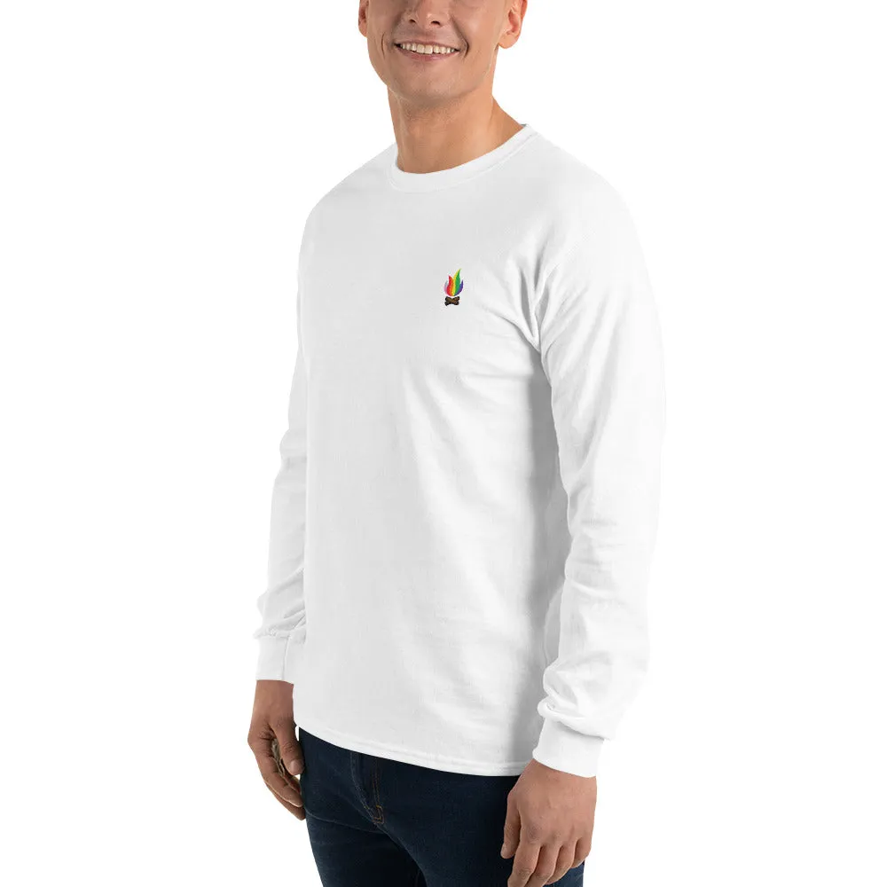 Rainbow Flame Long Sleeve Shirt