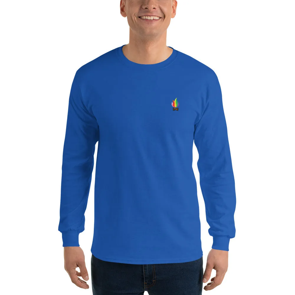 Rainbow Flame Long Sleeve Shirt