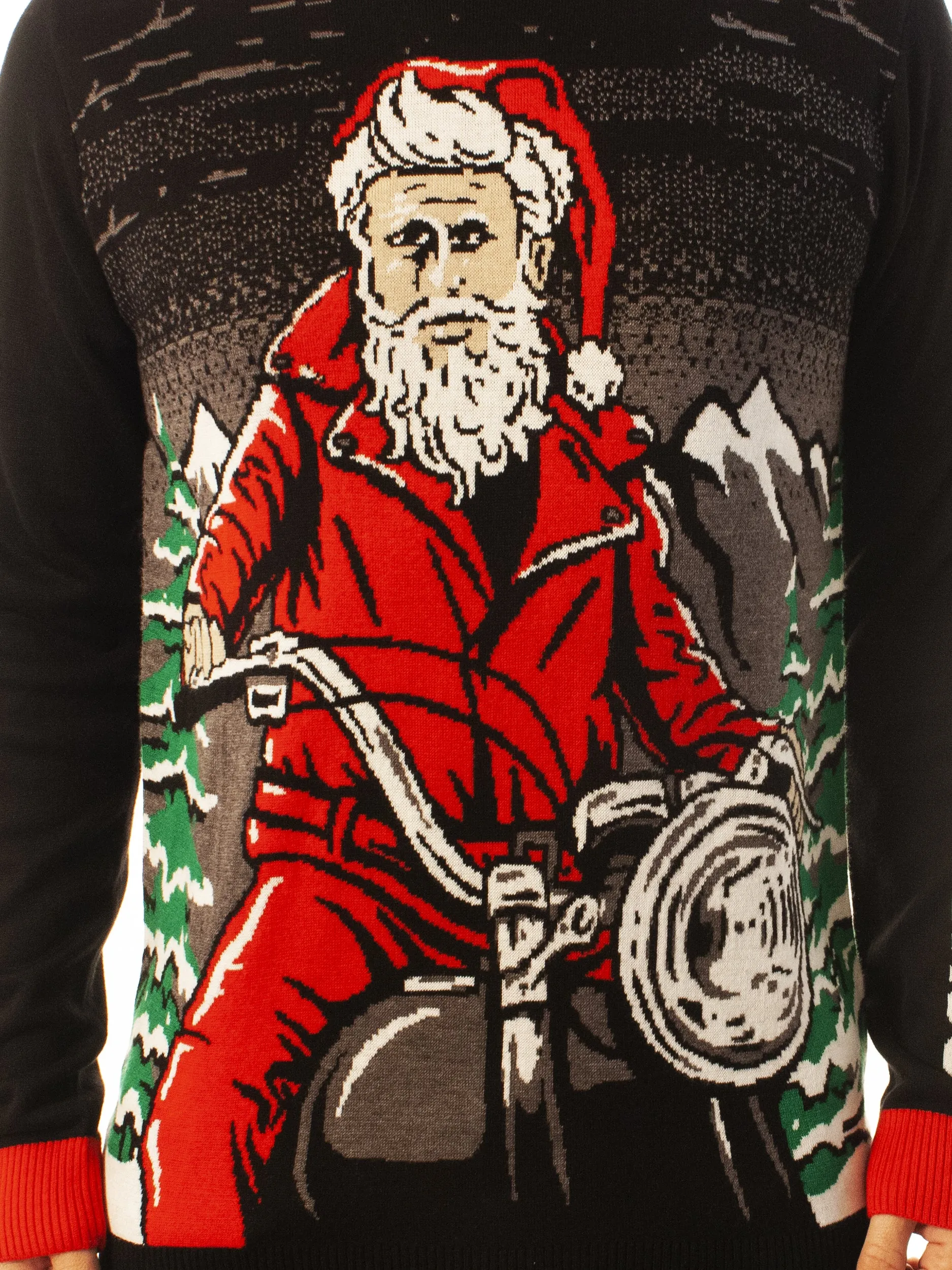 Rebel Without a Claus | Ugly Christmas Sweater For Men & Women | Unisex Sizing