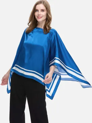 Sapphire Silk Duo Wrap