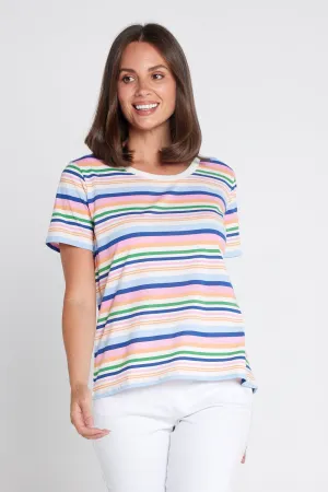 Sorbet Tee - Multi Stripe