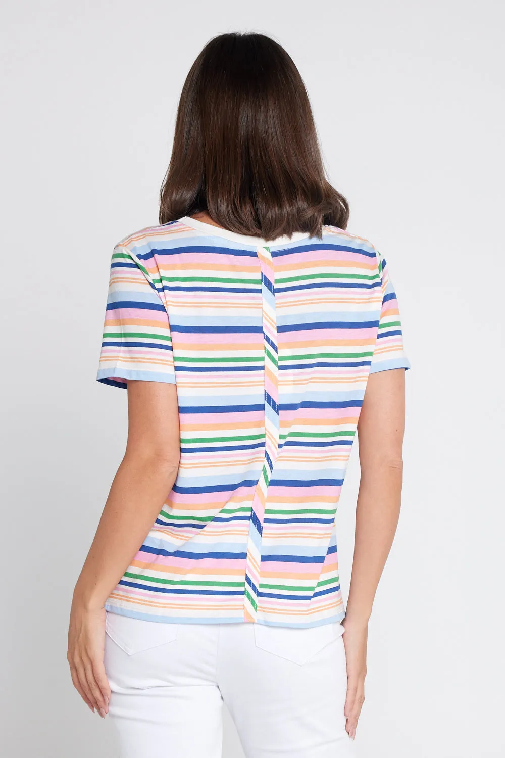 Sorbet Tee - Multi Stripe