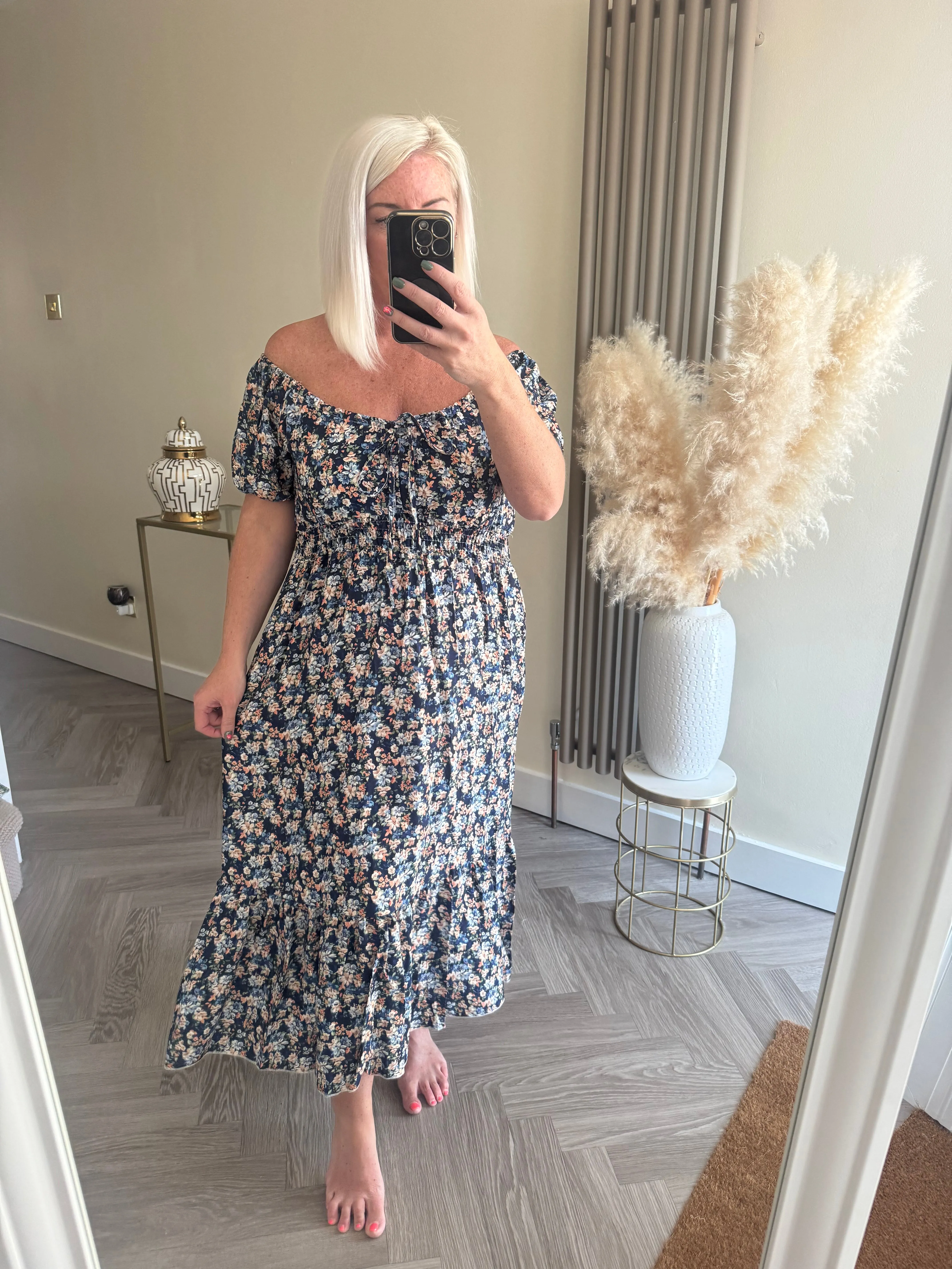 The peasant ditzy dress