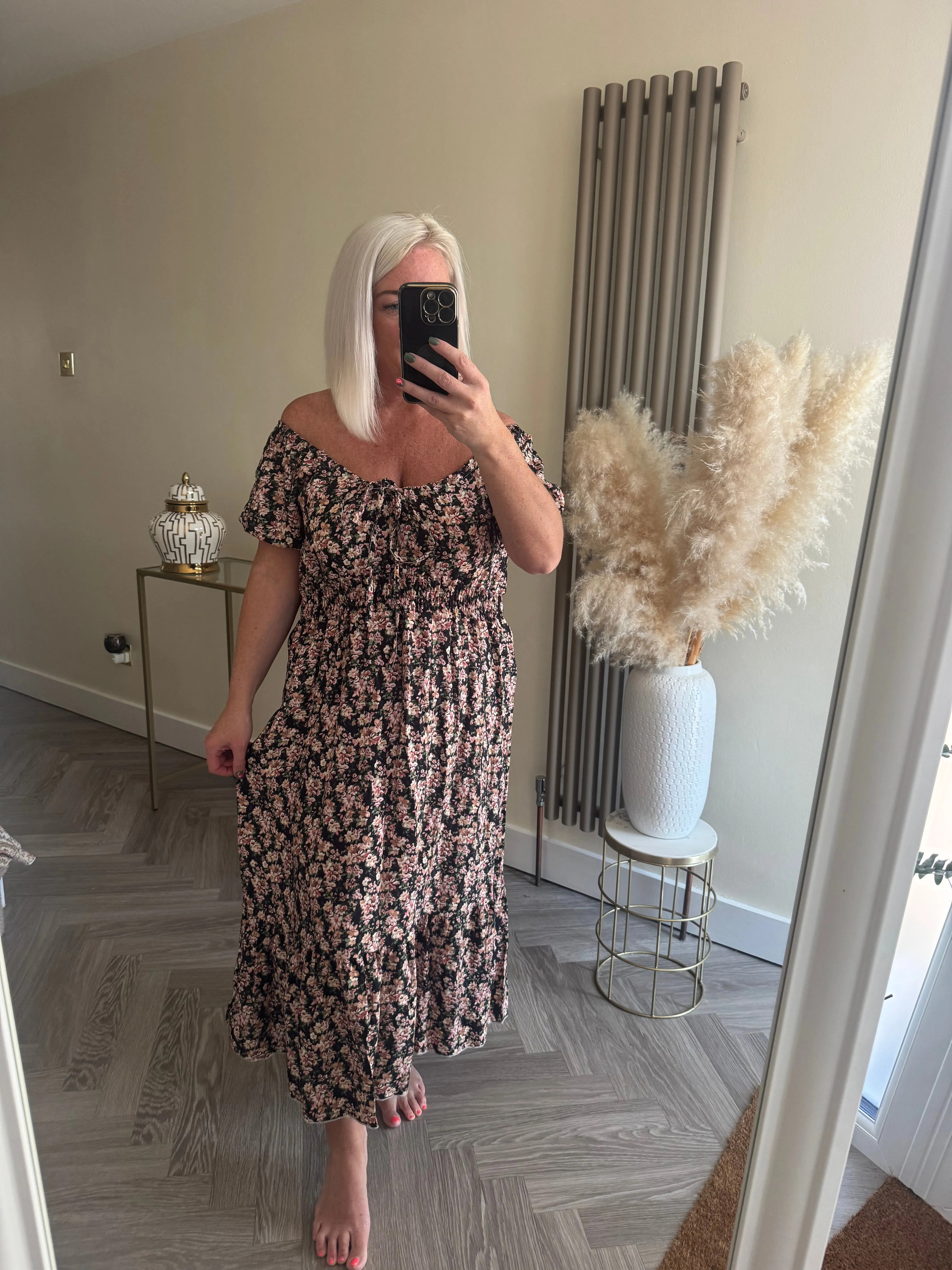 The peasant ditzy dress