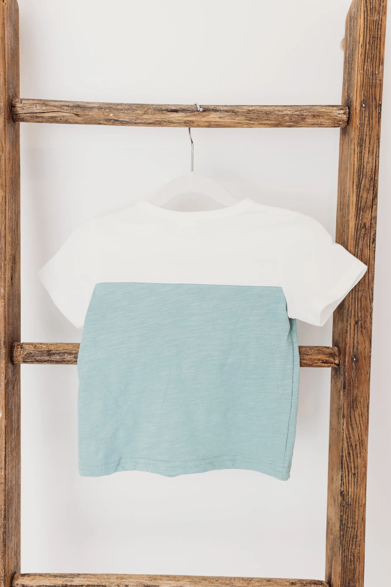 Toddler Colorblock Tee | Mint