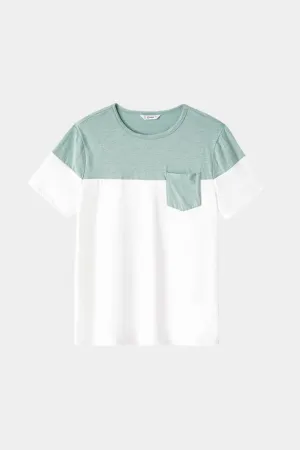 Toddler Colorblock Tee | Mint