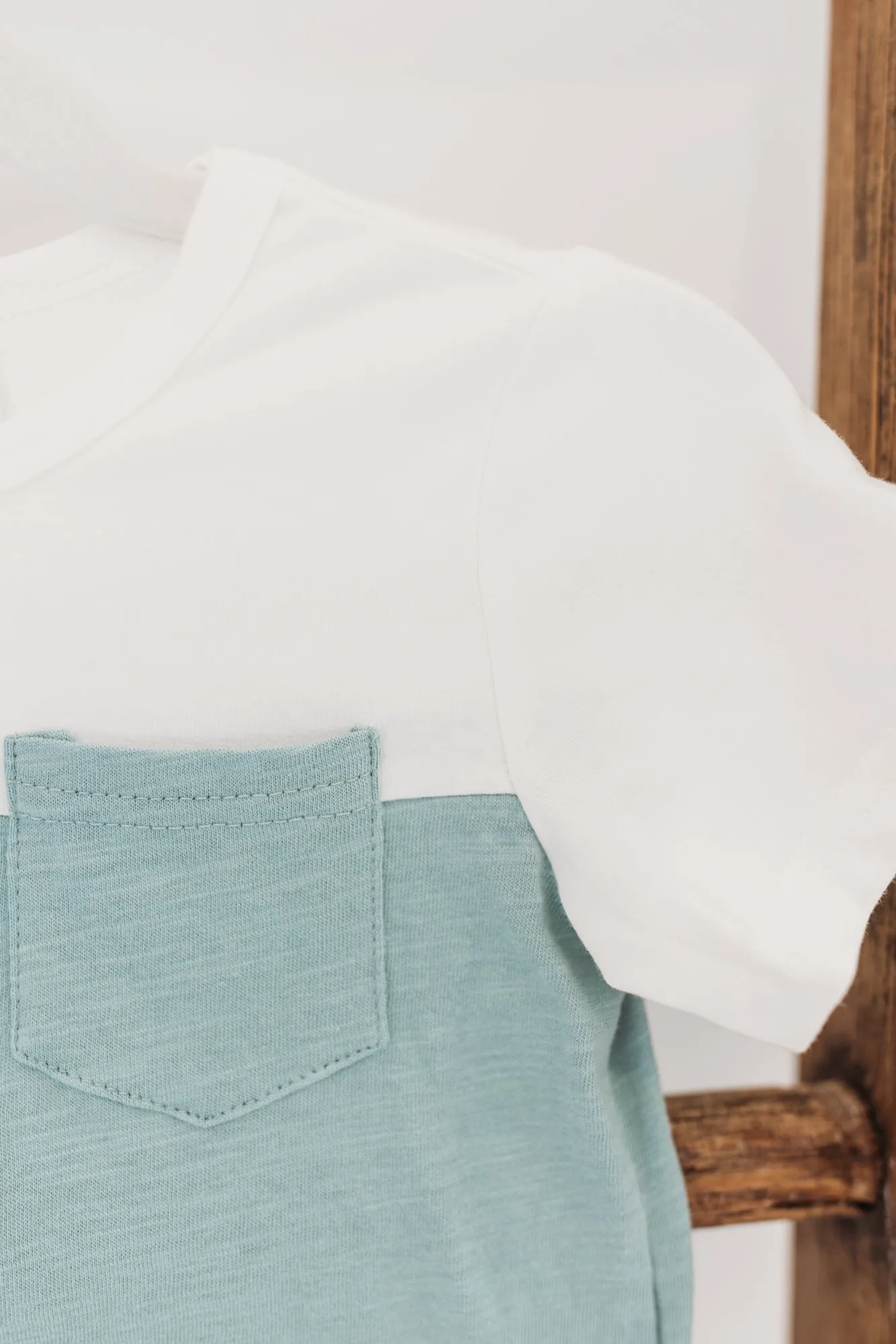 Toddler Colorblock Tee | Mint